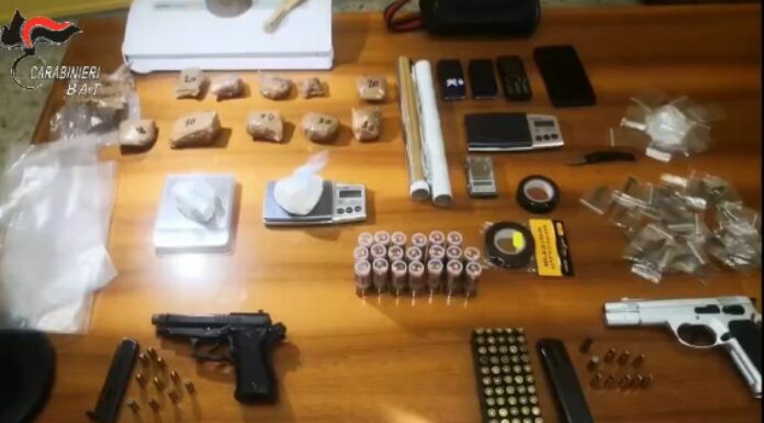 Sgominata in Puglia banda dedita a estorsione e traffico di droga