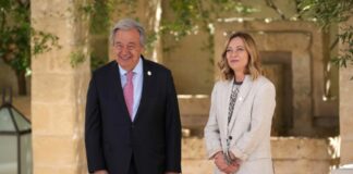 Meloni vede Guterres in Canada, al lavoro per cessate il fuoco a Gaza