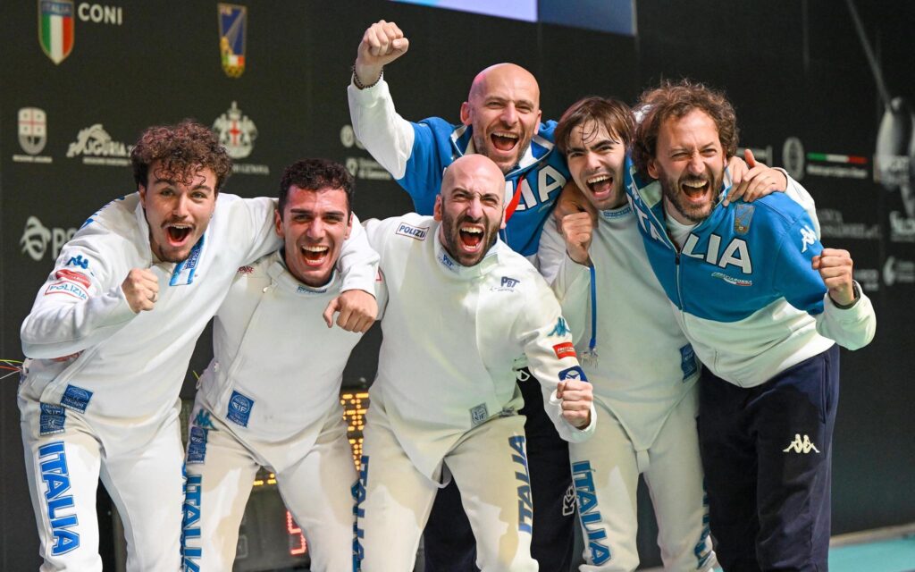 Spada maschile e Sciabola femminile bronzo agli Europei Spada maschile e Sciabola femminile bronzo agli Europei