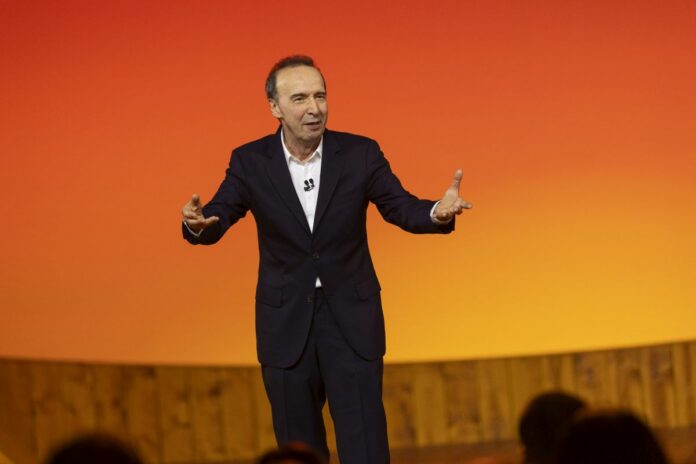 Roma, Roberto Benigni su Rai 1 con Il sogno
