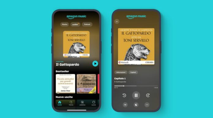 Amazon, un audiolibro al mese per i clienti in Italia e in altri 4 Paesi