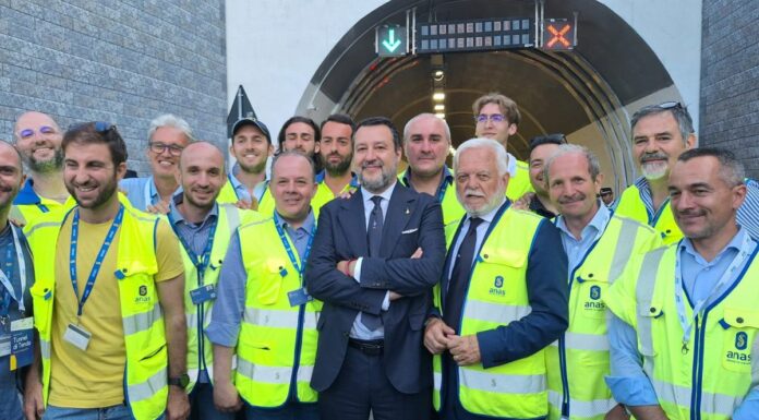 Anas, cerimonia di apertura per il nuovo tunnel di Tenda