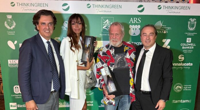 Taormina, Nations Award a Besson e Gilliam. Premio “green” a De Mozzi