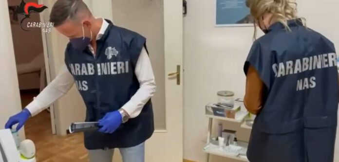 Carabinieri Nas centri estetici
