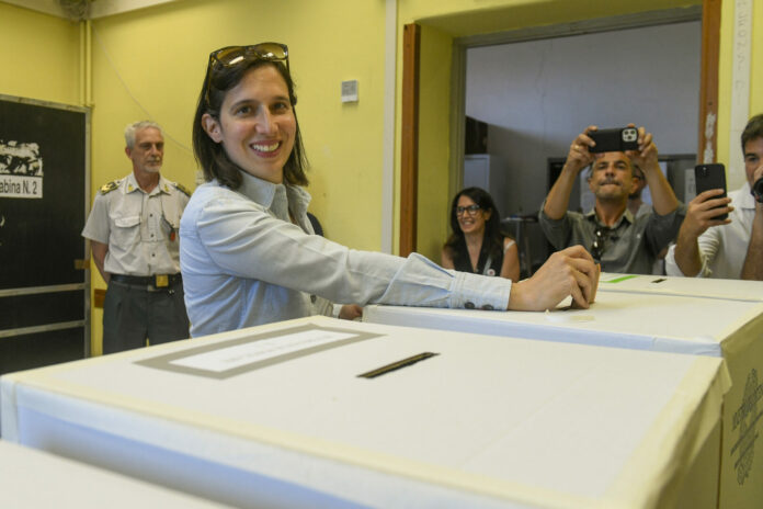 Elly Schlein voto