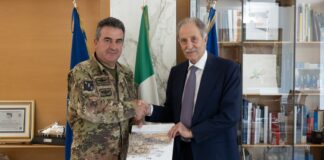Basilicata, Bardi riceve il Comandante delle forze operative Sud dell’Esercito Di Stasio