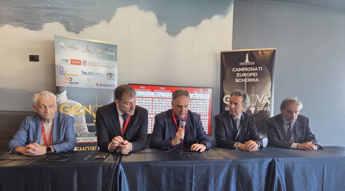 Oltre diecimila presenze per gli Europei di scherma a Genova, Mazzone “Gran bella figura”