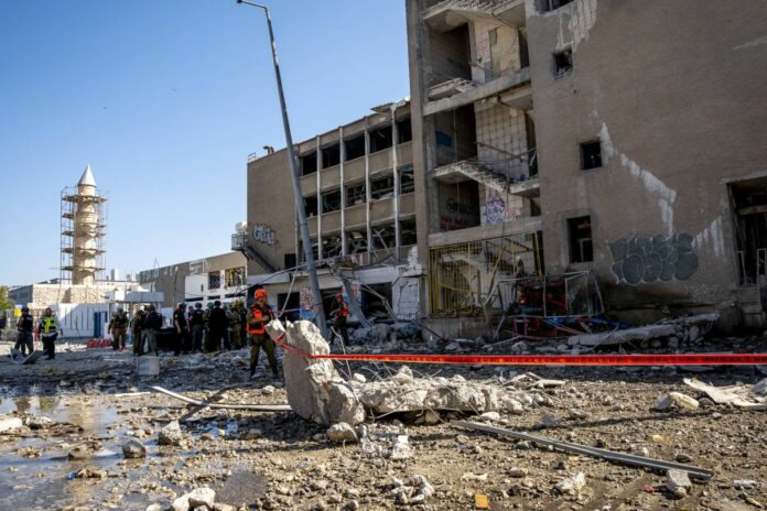 ISRAEL-HAIFA-IRAN-MISSILE ATTACK