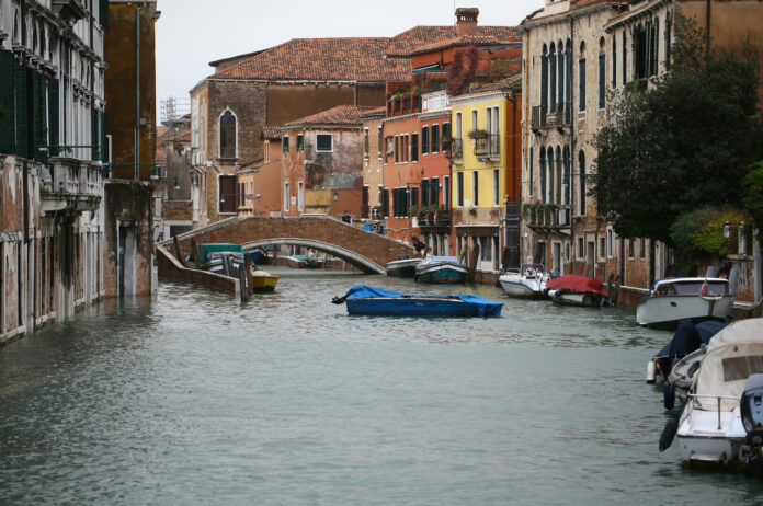 Acqua alta straordinaria a Venezia il 29 Ottobre 2018