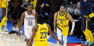 A Indiana gara uno delle Finals, Oklahoma battuti 111-110