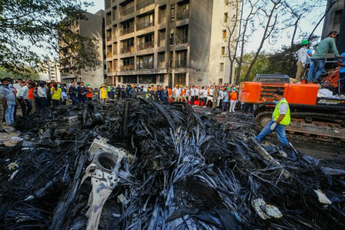 Air India Boeing Tragic Plane Crashed, Ahmedabad, Gujarat - 12 Jun 2025