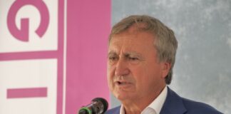Il sindaco Brugnaro all’inaugurazione della sede ristrutturata della Cgia di Mestre