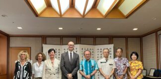 Sardegna all’Expo di Osaka, Cuccureddu ricevuto dal governatore della Prefettura di Okinawa