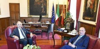 Schifani riceve il presidente del Cga De Francisco
