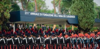L’Arma dei Carabinieri celebra in Piazza di Siena il 211esimo annuale di fondazione