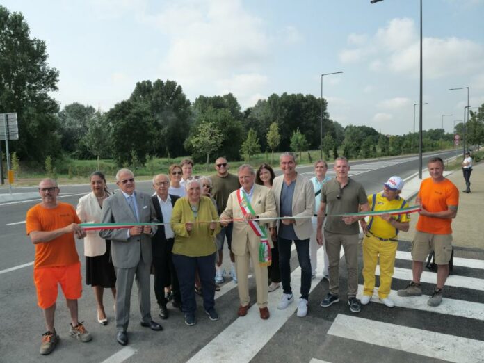 Luigi Brugnaro inaugura il bypass Gazzera/Castellana