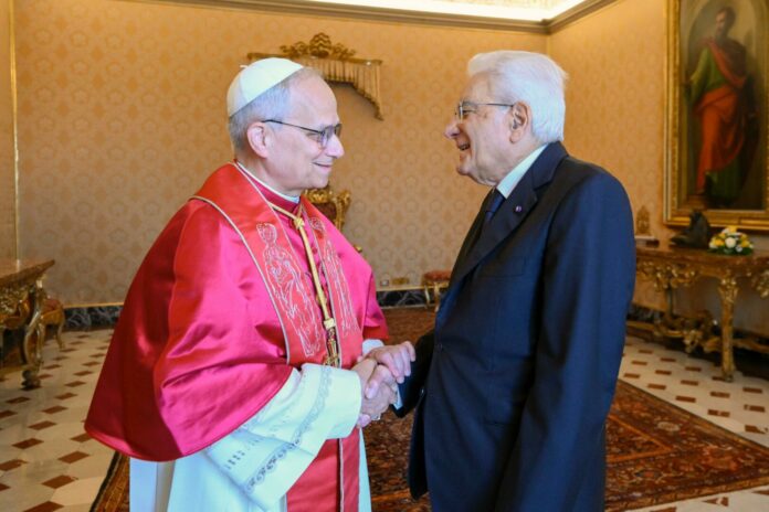 mattarella papa leone