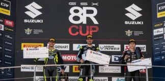 Agazzi trionfa al Mugello, sua la Suzuki GSX-8R Cup