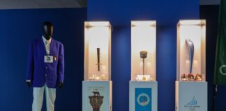 Torce olimpiche in mostra a Genova, sport e fair play per gli Europei di scherma