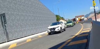 Il tunnel Tenda aperto al transito per i veicoli dal versante italiano