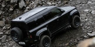 Defender OCTA Black, la rock star 4×4