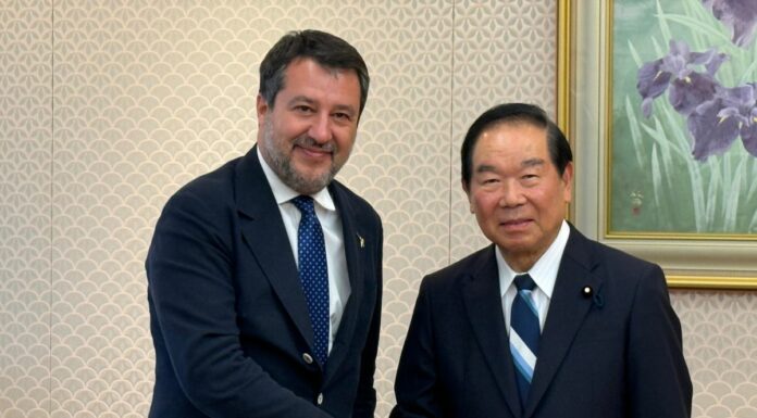 Giappone, Salvini incontra Nukaga. Focus sul Ponte sullo Stretto
