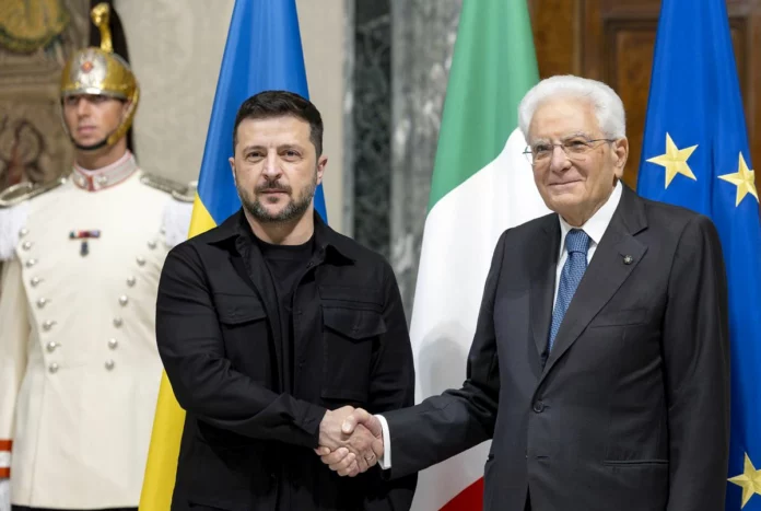 Zelensky e Mattarella