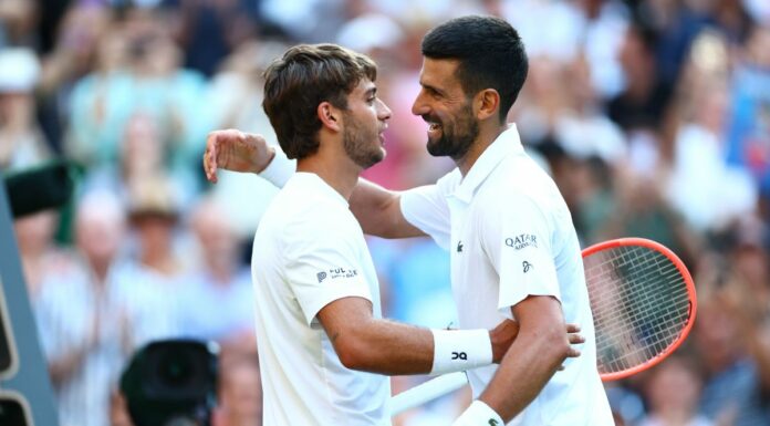 A Wimbledon Cobolli ko contro Djokovic, ora Nole sfida Sinner