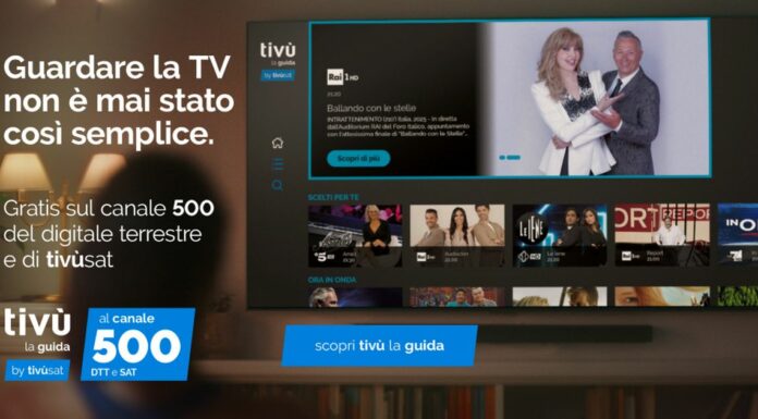 Al via la nuova guida tv terrestre e satellitare sul canale 500