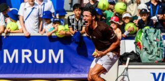 Darderi vince il torneo di Bastad, De Jong ko in tre set