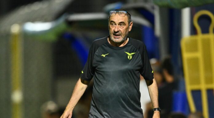 Sarri “Legato alla Lazio. Blocco mercato? Miglioreremo col lavoro”