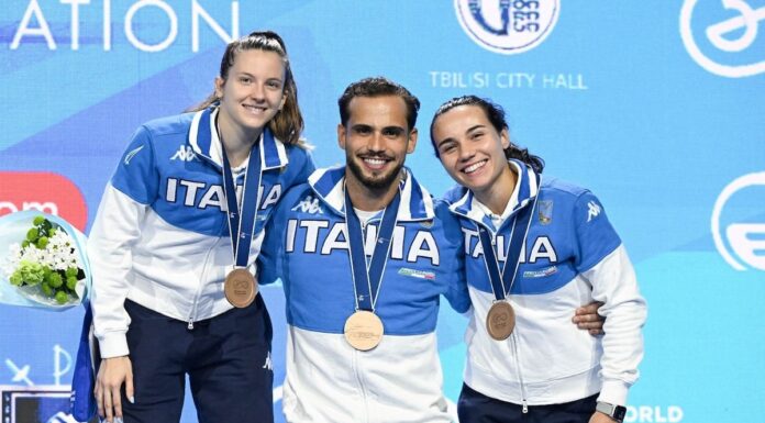 Italscherma rompe il ghiaccio, primi tre bronzi ai Mondiali di Tbilisi