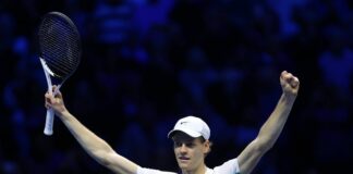 Ranking Atp: Sinner al comando, Musetti è 10° e Darderi 35°
