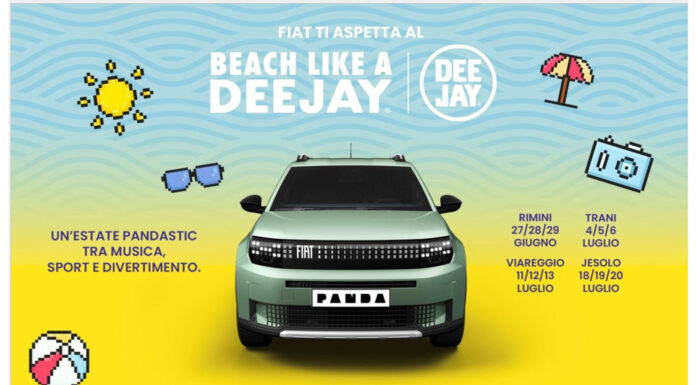 Fiat protagonista dell’estate italiana al fianco di Radio Deejay