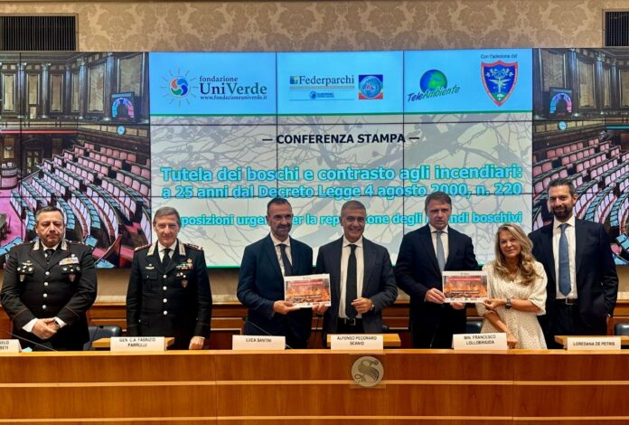 Conferenza incendi boschivi Fondazione UniVerde