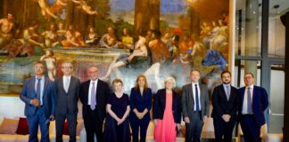 Il ministro francese Vautrin in visita all’INPS a Roma