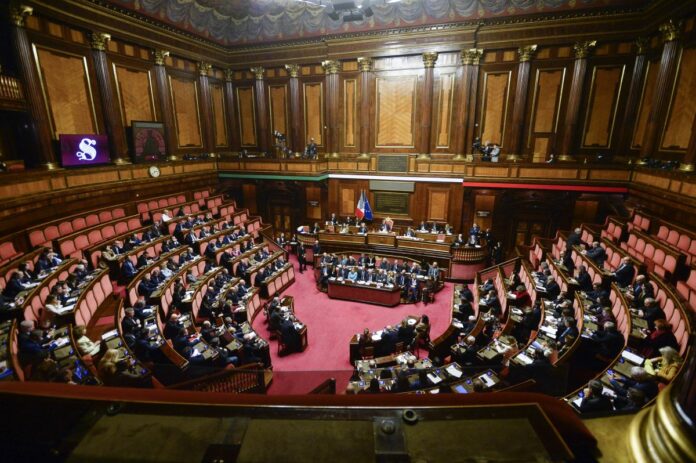 Roma, Senato - comunicazioni della Presidente del Consiglio in vista del prossimo Consiglio Europeo