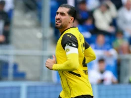 Borussia Dortmund’s Emre Can suffers a torn cruciate ligament
