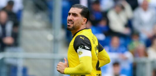 Borussia Dortmund’s Emre Can suffers a torn cruciate ligament