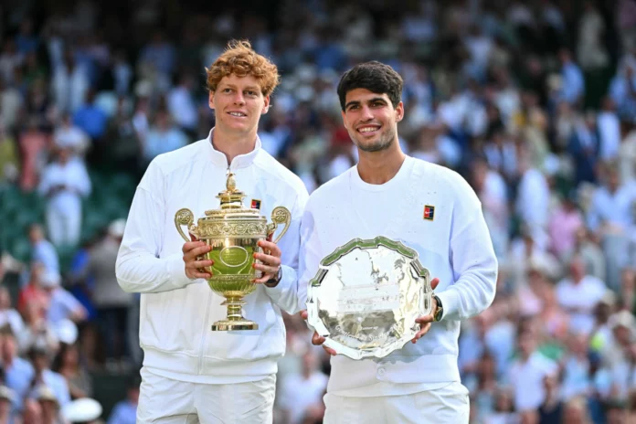 Londra, Finale torneo di Tennis Wimbledon tra Carlos Alcaraz e Jannik Sinner - partita e ospiti vip presenti - reali