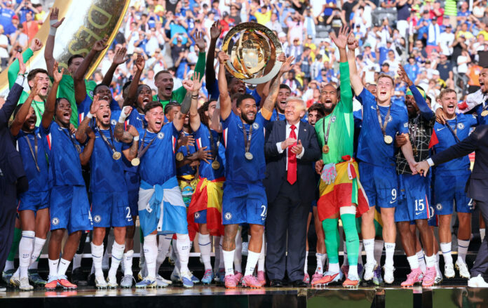 Chelsea Celebrate Club World Cup Win With President Trump