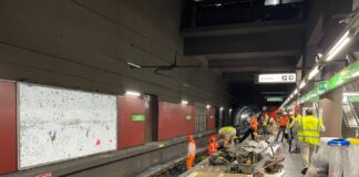 M2 di Milano, al via la riqualificazione della tratta da Cadorna e Garibaldi con 60 operai al lavoro