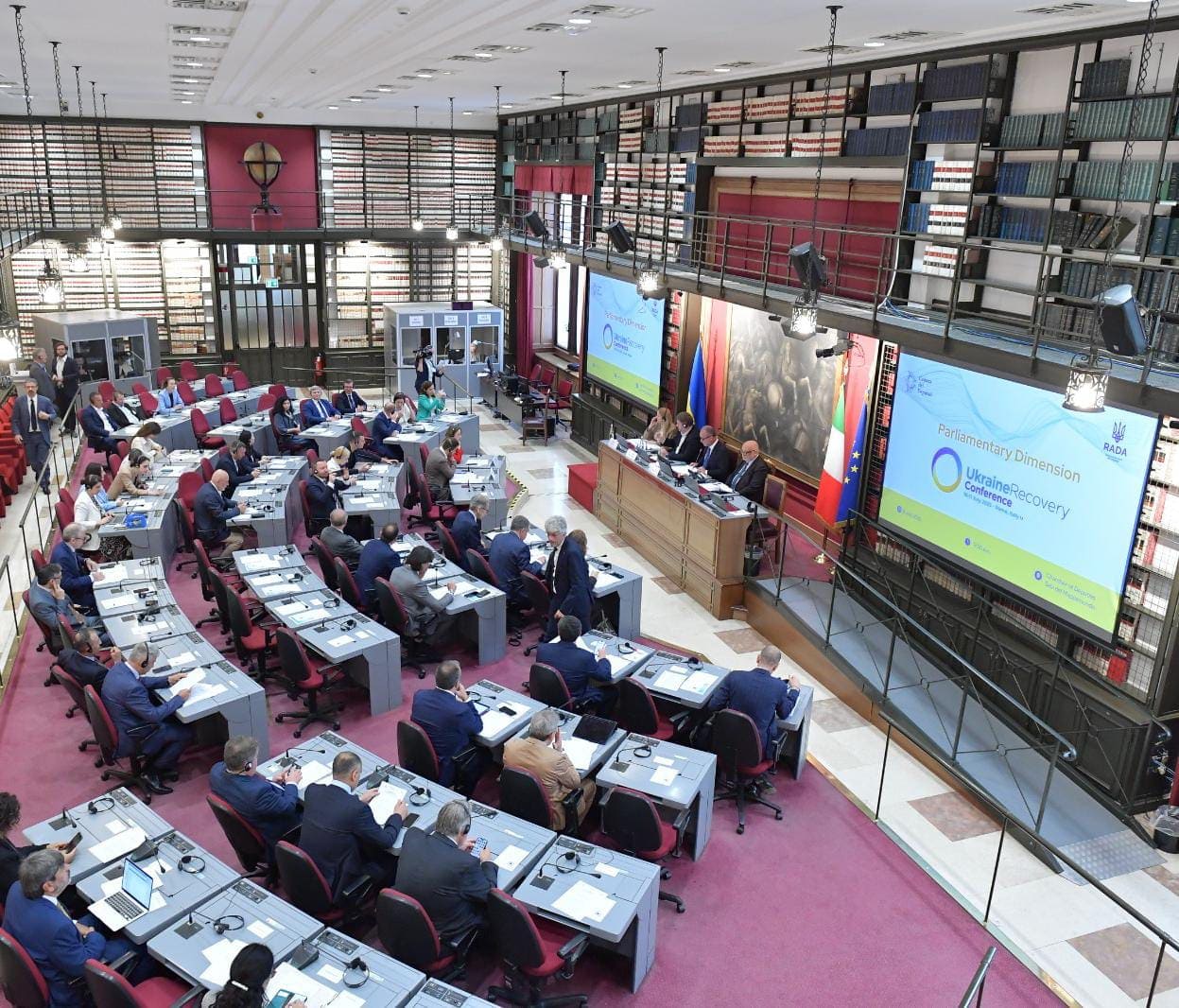 Ucraina, a Montecitorio i vicepresidenti della Verkhovna Rada