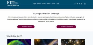I contenuti del sito web Einstein Telescope adesso disponibili anche in lingua sarda