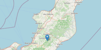 Scossa di terremoto di magnitudo 3.3 nel reggino