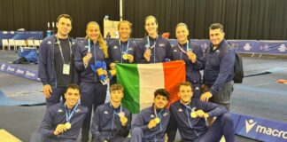 Italia del fioretto maschile medaglia d’oro alle Universiadi, sciabola femminile di bronzo