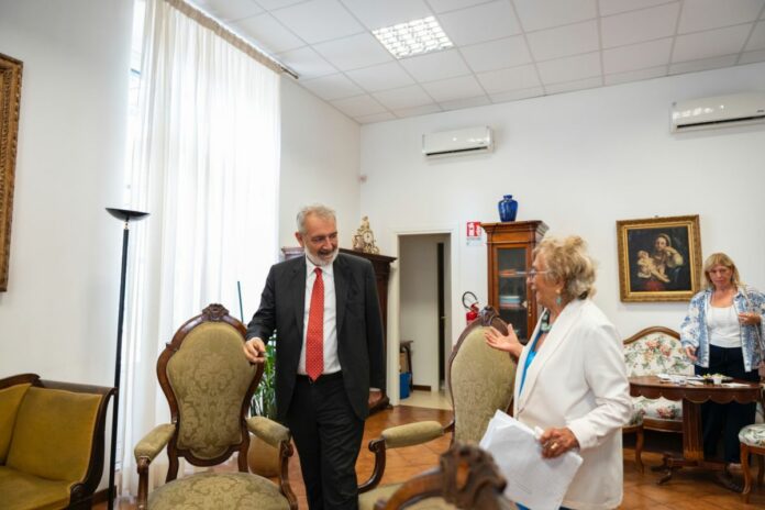 Francesco Rocca fa visita al Protettorato di San Giuseppe
