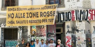 Napoli, il comitato no “zone rosse” in strada “Non temiamo il ricorso al Consiglio di Stato”