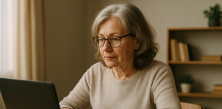 Lavorare dopo la pensione: cosa c’è da sapere anziana lavora al PC