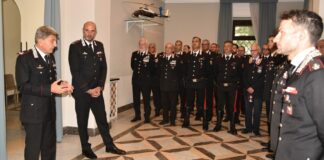 Il generale Del Monaco in visita al comando provinciale dei Carabinieri di Messina